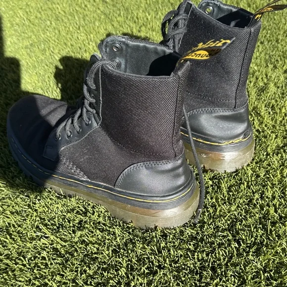 Dr. Martens Black Canvas Boots - Picture 7 of 15